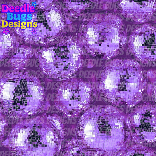 Purple Disco Balls