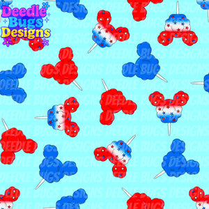 Patriotic Park Cotton Candy