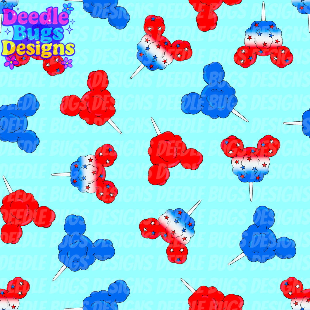 Patriotic Park Cotton Candy