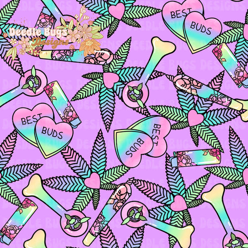 Pastel Purple Puff Puff Pass