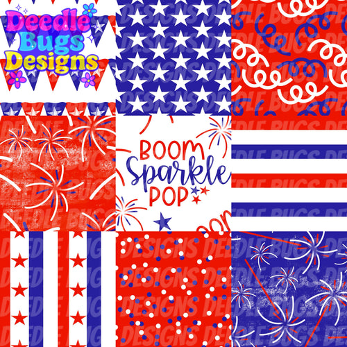 4th of July Patchwork