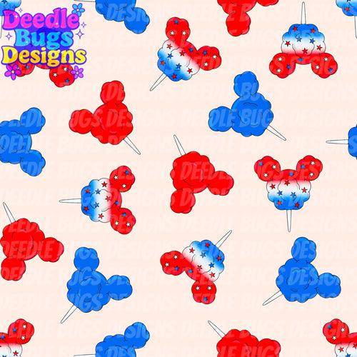 Patriotic Park Cotton Candy
