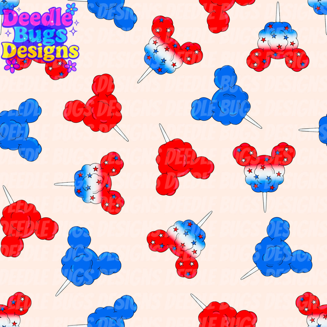 Patriotic Park Cotton Candy