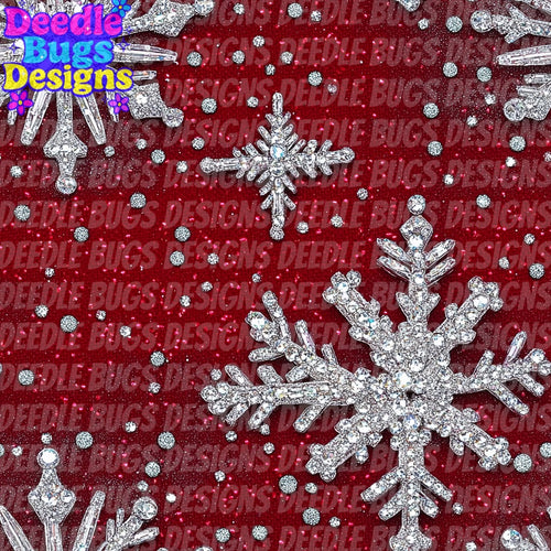Rhinestone Snowflakes