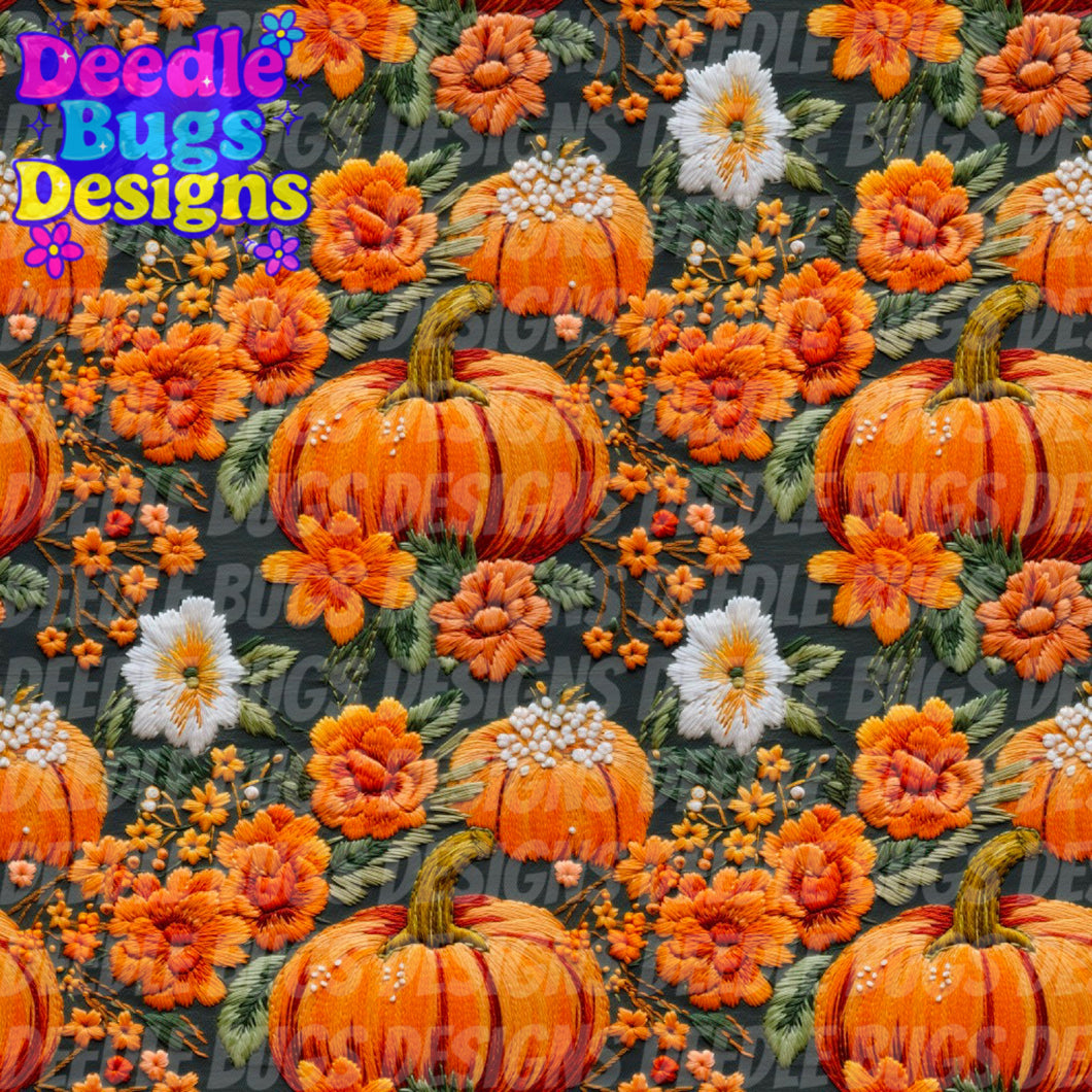 Pumpkin Floral