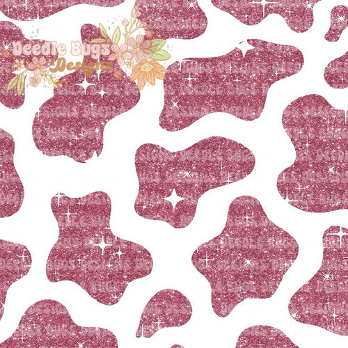 Mauve Cow Print