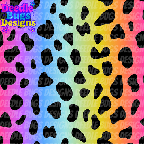 Rainbow Ombré Spots