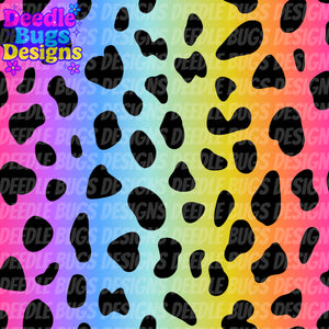 Rainbow Ombré Spots
