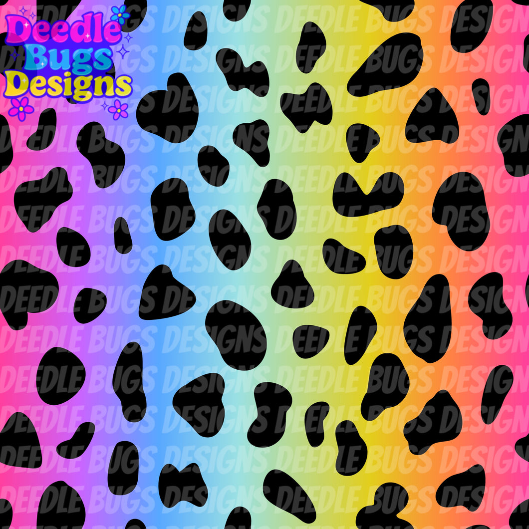 Rainbow Ombré Spots