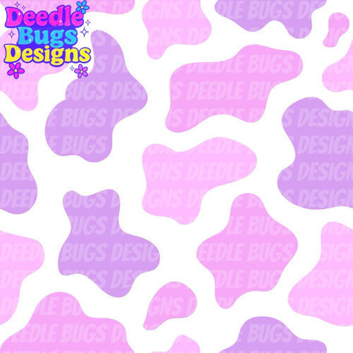 Purple Cow Print