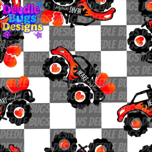 Monster Truck Valentine