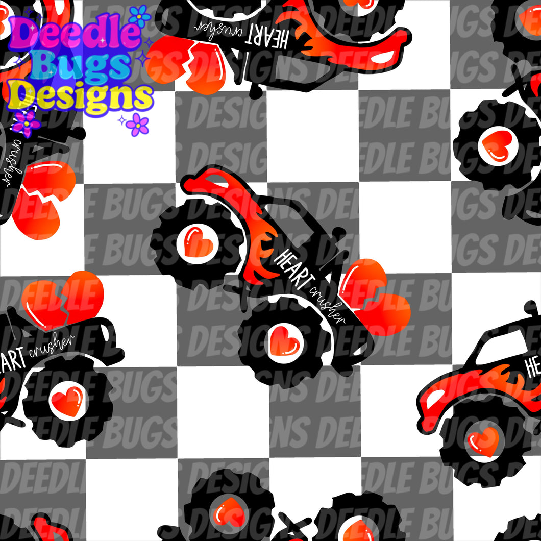 Monster Truck Valentine