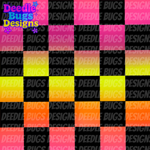 Sunset Checkered