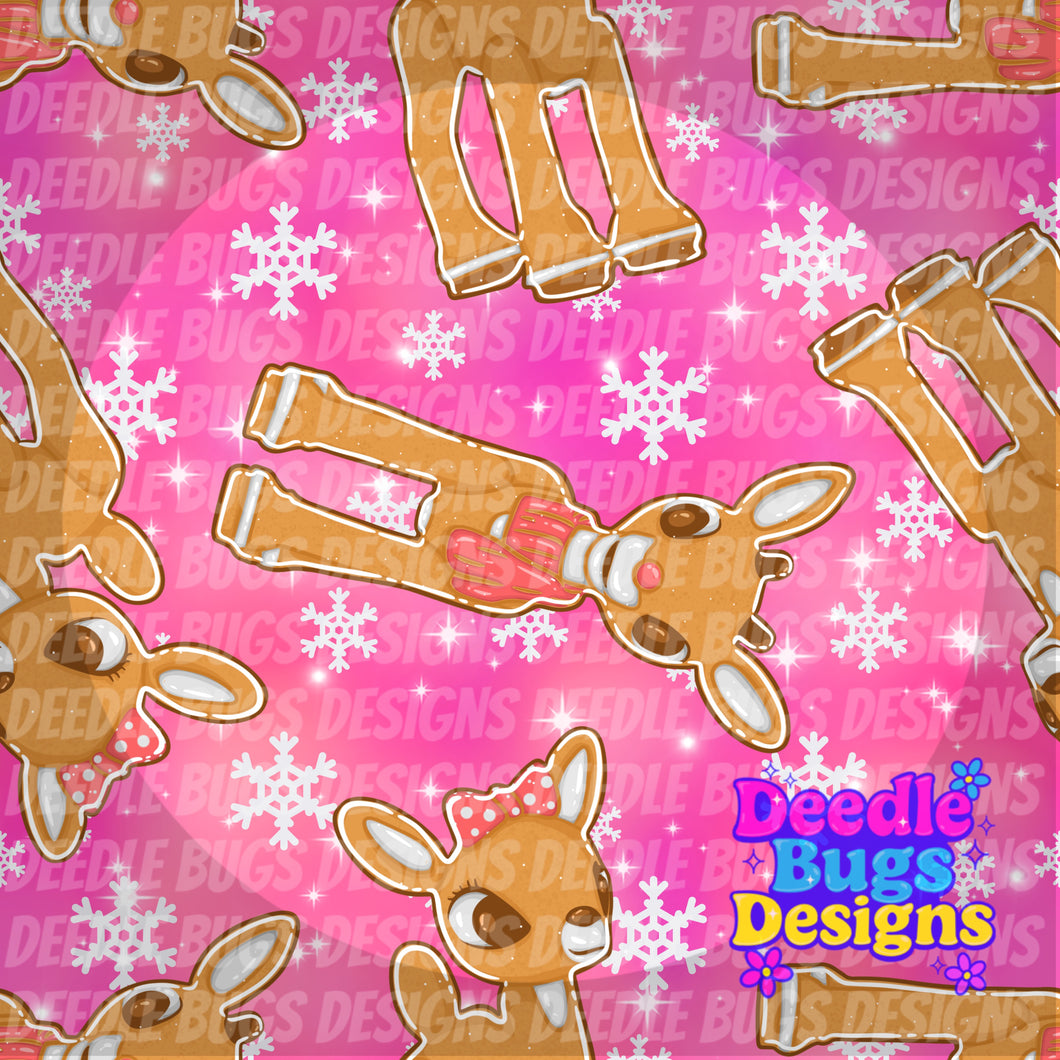 Gingerbread Rudolph & Clarice