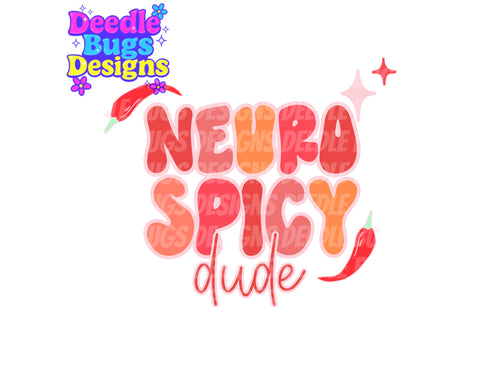 Neurospicy Dude PNG