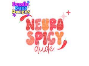 Neurospicy Dude PNG