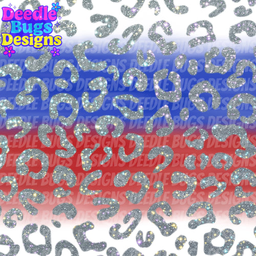 Patriotic Leopard Print