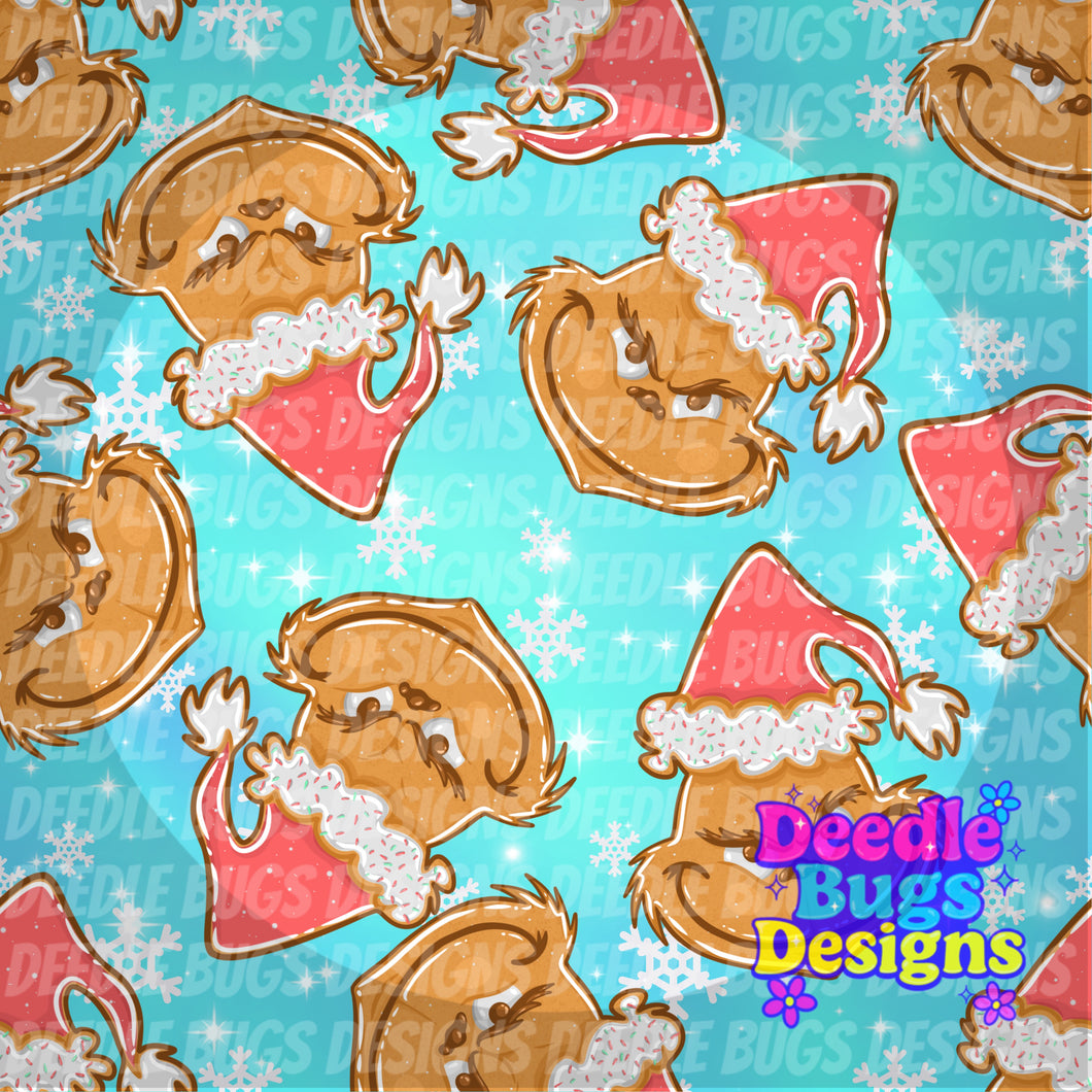 Gingerbread Mean Green