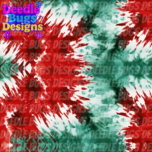 Christmas Tie Dye