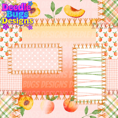 Peach Patchwork