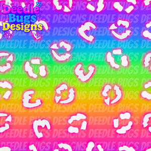 Neon Rainbow Leopard