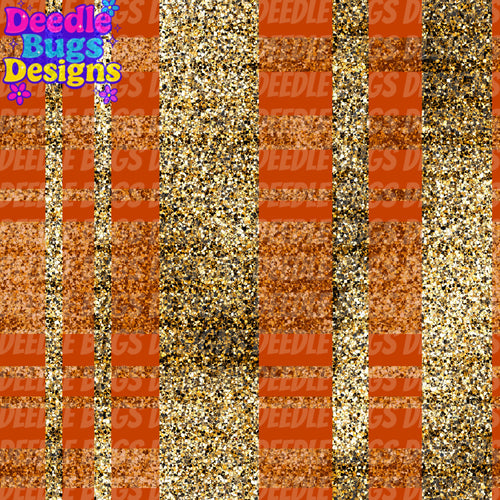 Orange & Gold Plaid
