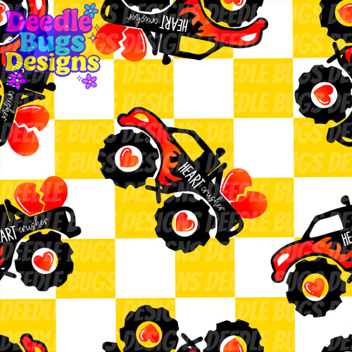 Monster Truck Valentine
