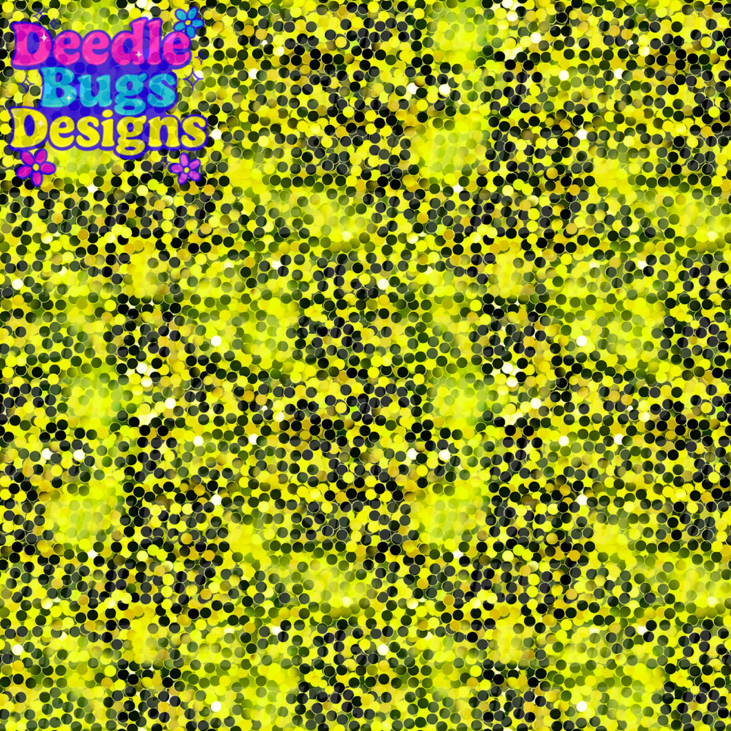 Neon Yellow Sequins