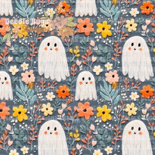 Embroidered Ghosties