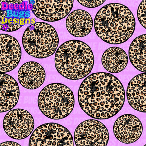 Cheetah Print Happy Faces