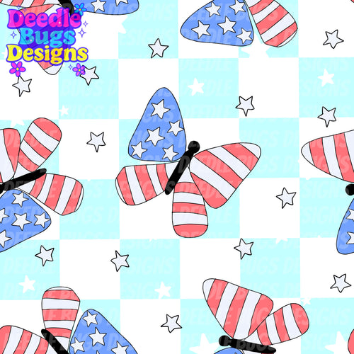 Patriotic Butterflies