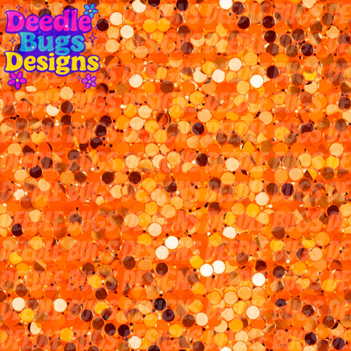 Orange Sequins