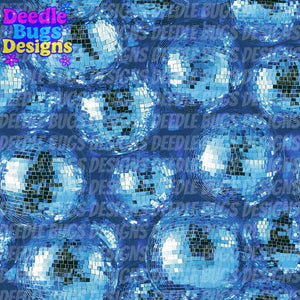 Blue Disco Balls