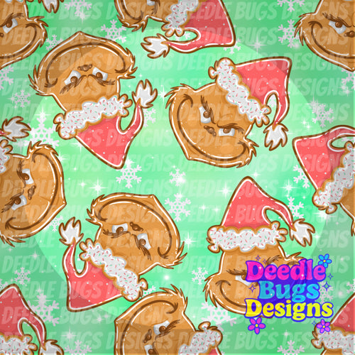 Gingerbread Mean Green