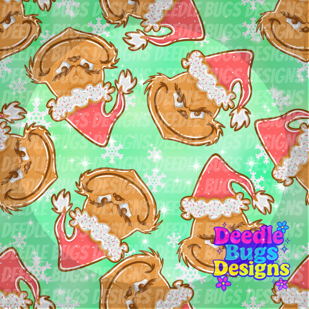 Gingerbread Mean Green