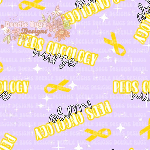 Peds Oncology Nurse Purple