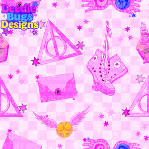 HP Light Pink Check