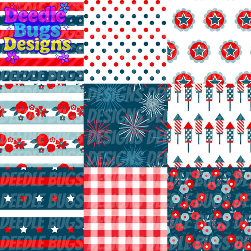 4th of July Patchwork