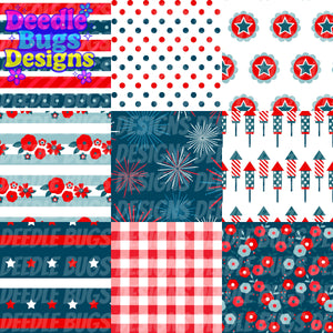 4th of July Patchwork