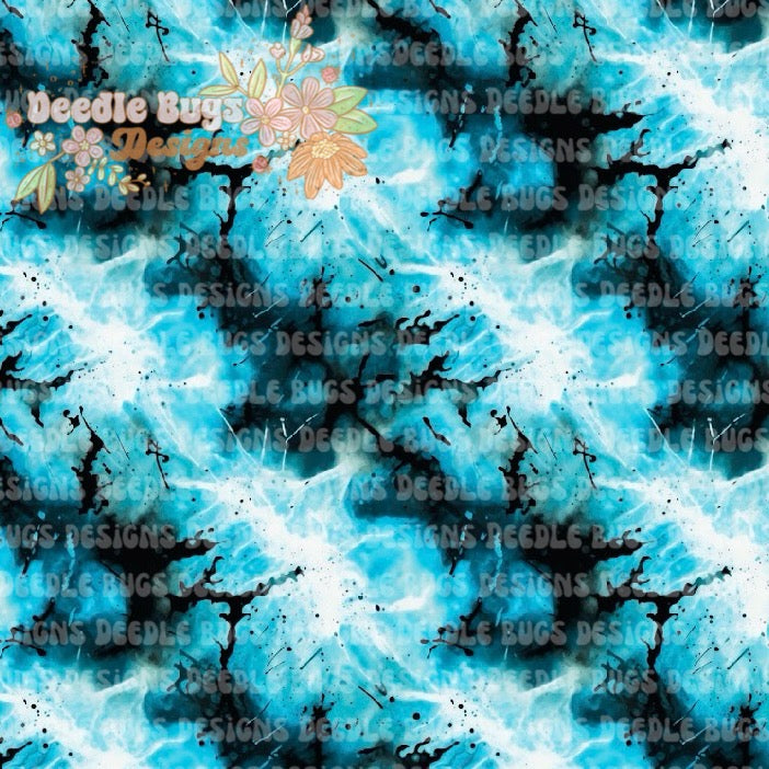 Blue Tie Dye