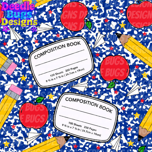 Blue Composition Book