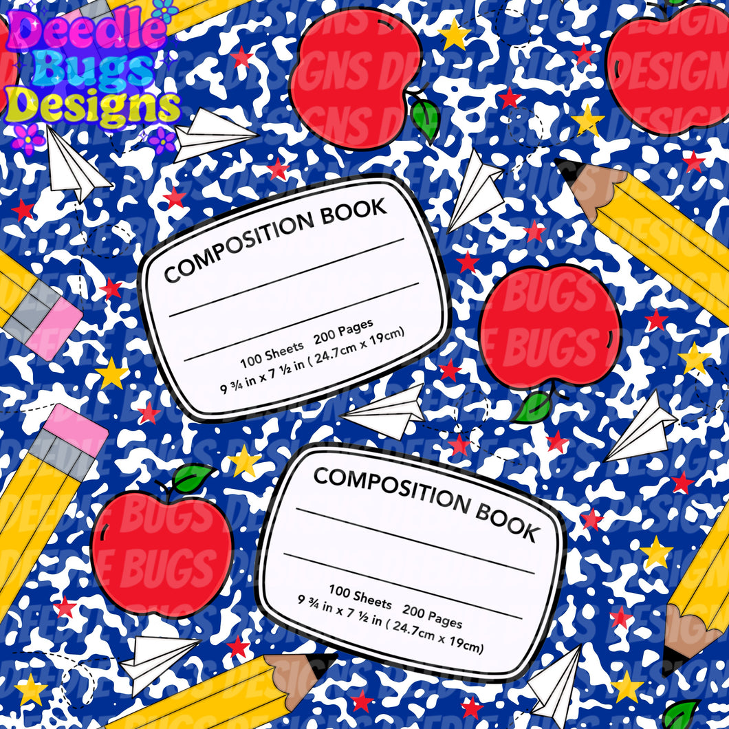 Blue Composition Book
