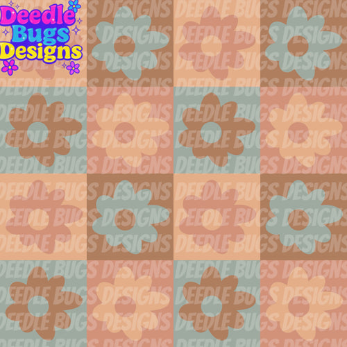 Tan Floral