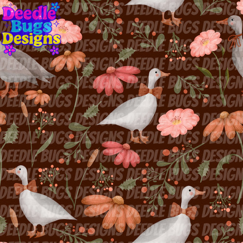 Floral Geese