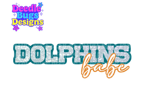 Dolphins Babe PNG