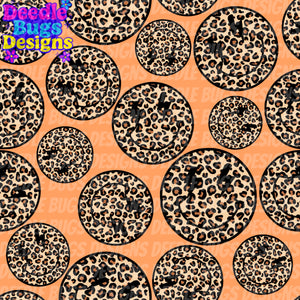 Cheetah Print Happy Faces