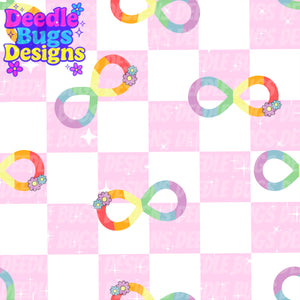 Pink Checkered Neurodiversity