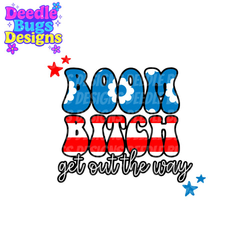 Boom Bitch PNG