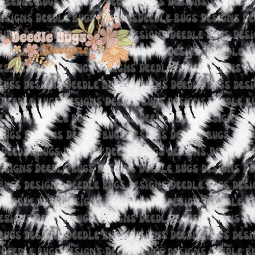 B&W Tie Dye