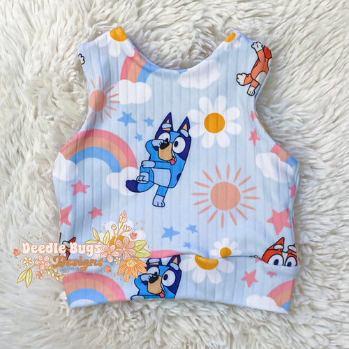 18/24M Blue Dog Racerback Tank